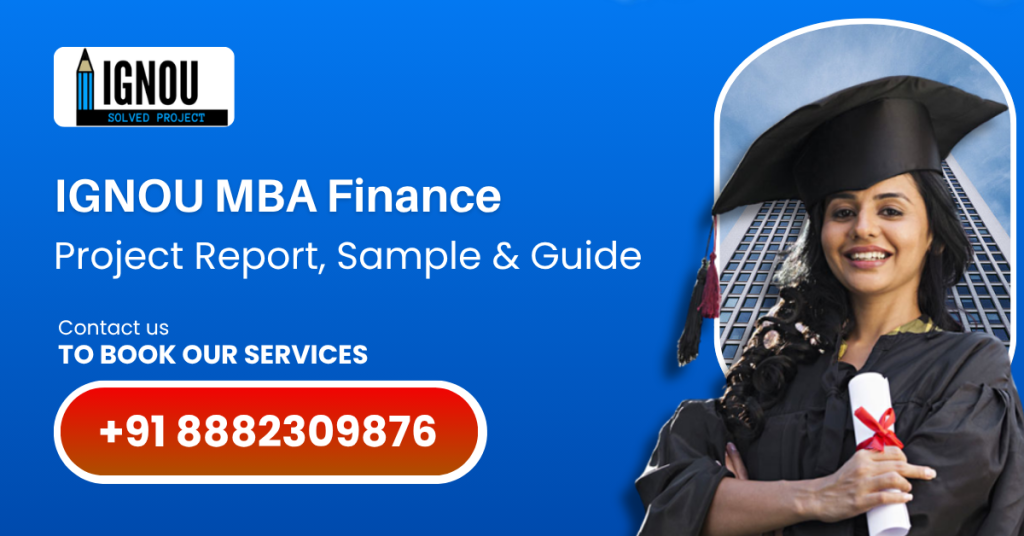 IGNOU MBA Finance Project Report